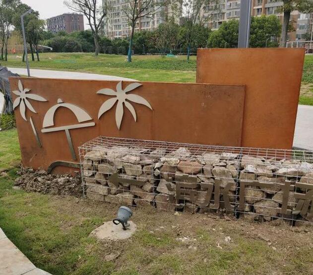 连江锈钢板挡土墙