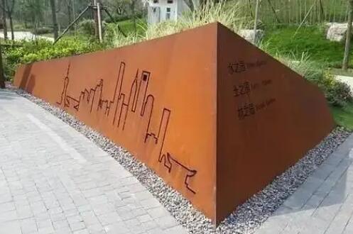连江耐候钢挡土墙